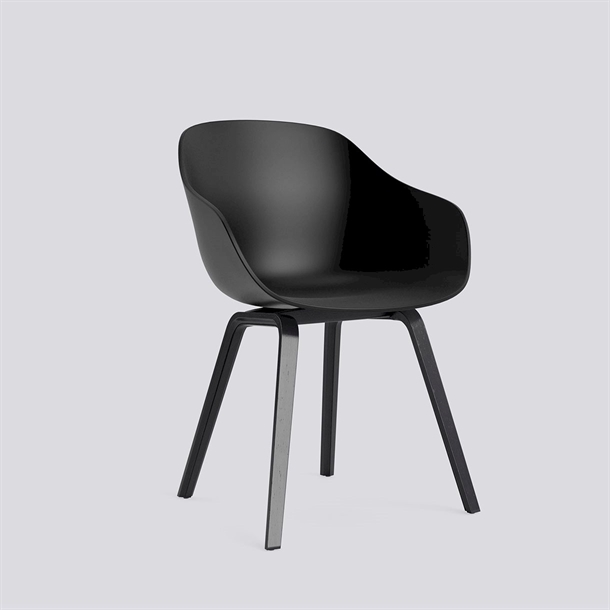 HAY - ABOUT A CHAIR - AAC 222 - Sort larkeret eg - Sort