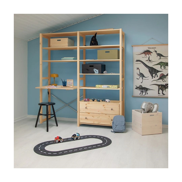 Agger stigereol (Deluxe) m/ skrivebord - Natur - Flere størrelser