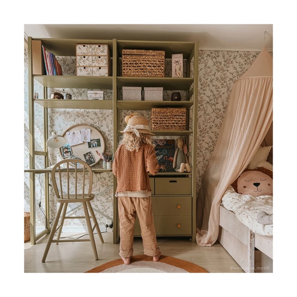 Agger stigereol (Deluxe) m/ skrivebord - Olive - Flere størrelser