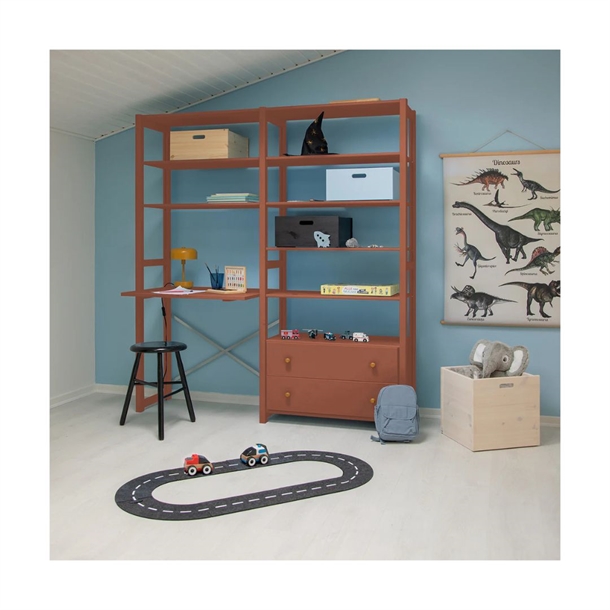 Agger stigereol (Deluxe) m/ skrivebord - Rusty - Flere størrelser