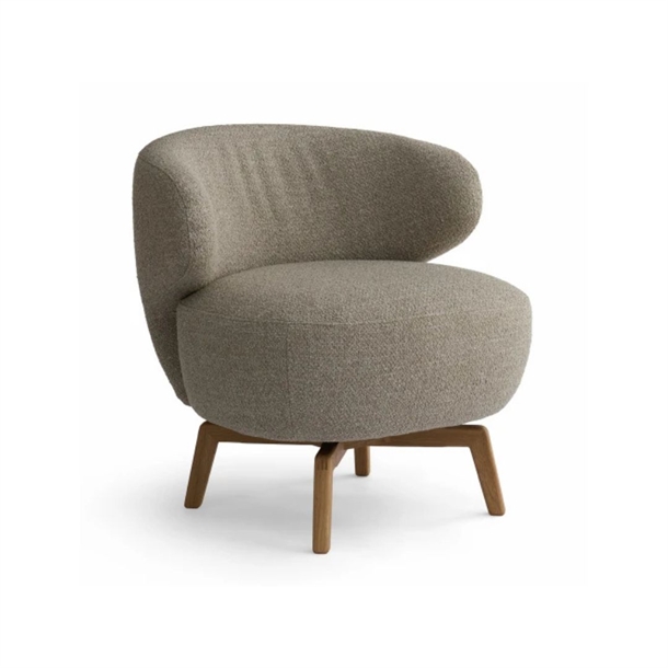 Furninova - Aila loungestol - Makalu taupe - Med/uden drejefunktion