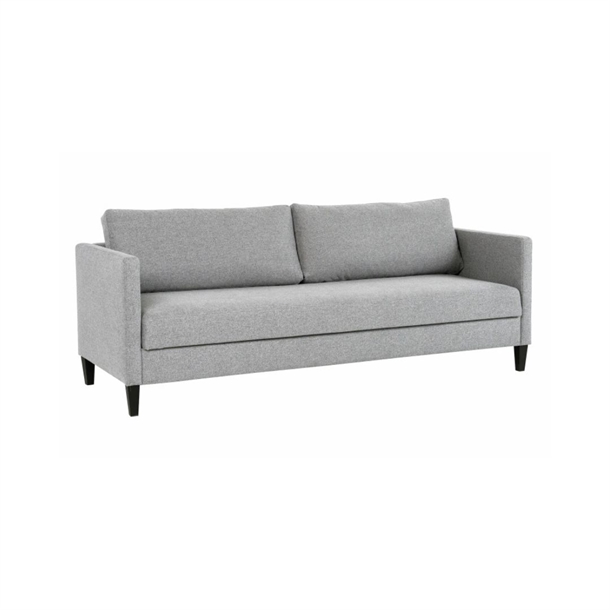 ALEXY - SOVESOFA MED OPBEVARING - ASH GREY 40 - SOVEMÅL: 140 X 200 CM. - STÆRK PRIS