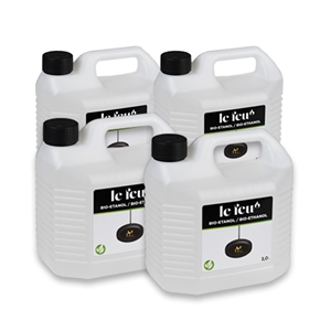 Le Feu - Bio-ethanol - 4x3L - Stærk pris 