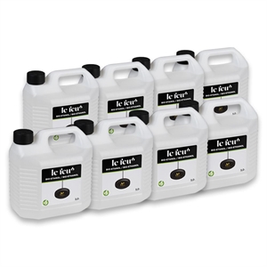 Le Feu - Bio-ethanol - 8x3L - Stærk pris