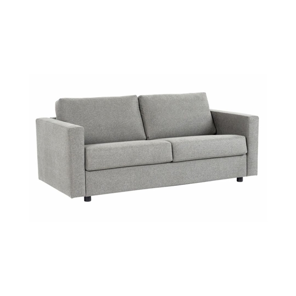 DISCOVERY - SOVESOFA MED POSEFJEDRE - ASH GREY 40 - SOVEMÅL: 140 X 200 CM. - STÆRK PRIS