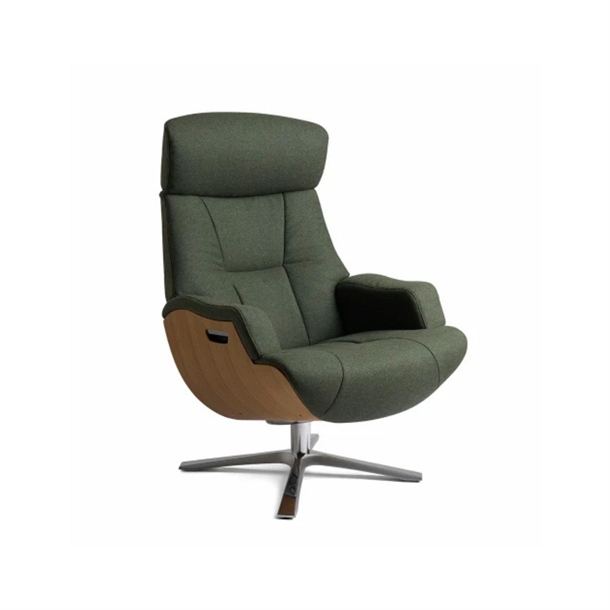 CONFORM - FRIEND LÆNESTOL INKL. FODSKAMMEL - SHEFORD FOREST - EG LAK