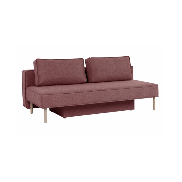 FRIENDLY - SOVESOFA MED MAGASIN - SCARLET 141 - SOVEMÅL: 144 X 202 CM. - STÆRK PRIS