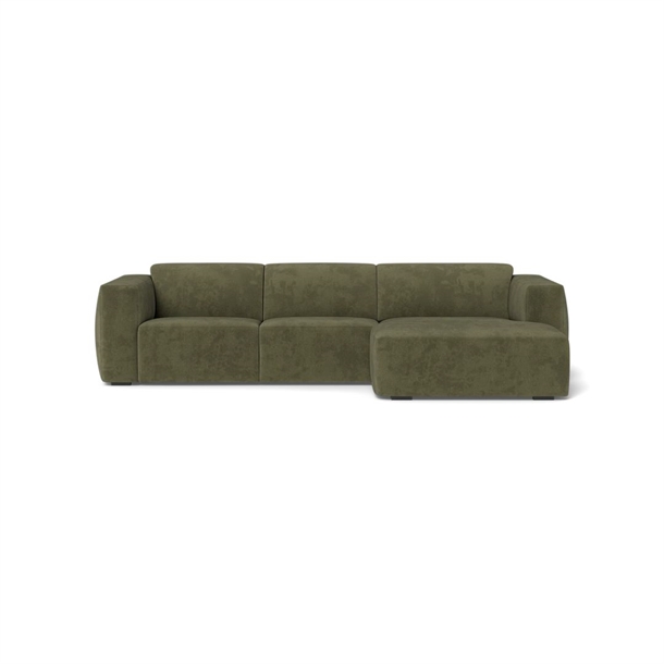 GARDENIA - CHAISELONG SOFA - PURPOLITE MYRTLE STOF - MÅL: 292 X 158 CM. - Højre forfra
