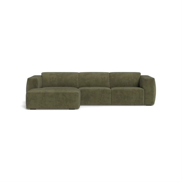 GARDENIA - CHAISELONG SOFA - PURPOLITE MYRTLE STOF - MÅL: 292 X 158 CM. - Venstre forfra