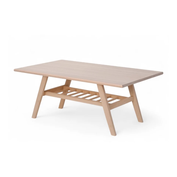 Green Furniture - Sofabord model 707 m/ tremmehylde - Mål: 77 x 135 cm. H: 53 cm. - Flere varianter