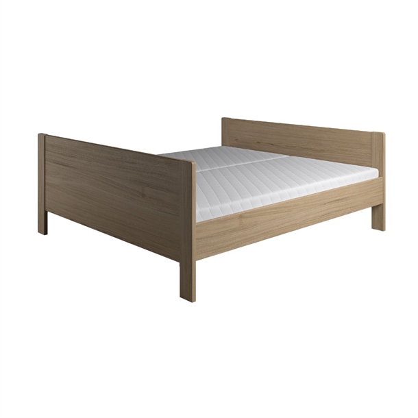 Kaagaard 423 - sengeramme m/ hoved & fodgavl - Eg oliebehandlet - 85 cm. 200 cm.