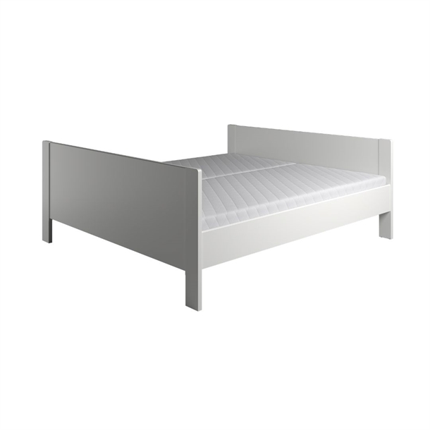 Kaagaard 423 - sengeramme m/ hoved & fodgavl - Hvidmalet - 85 cm. 200 cm.