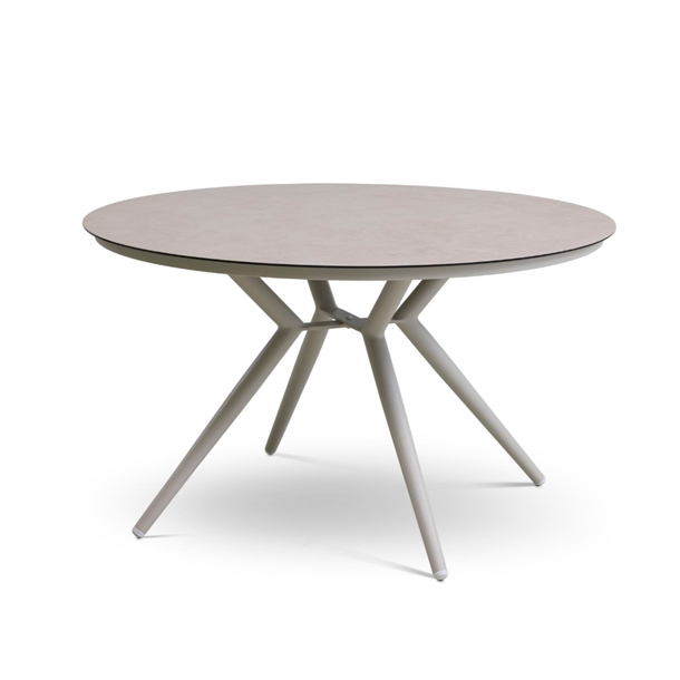 Kalong rundt havebord - Sand / Sand - Mål: Ø126 cm.