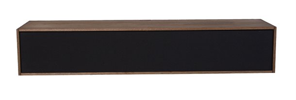 Square AV-bord L140 - Eg lys smoked massiv 