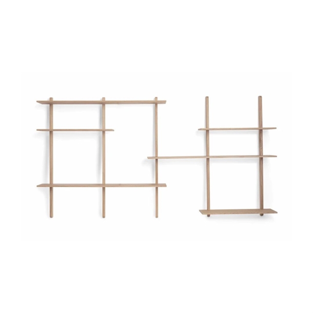 LARGO - OPSTILLING 13 - MASSIV/FINERET EG - MÅL: 200 X 103,2 X 21,5 CM. - STÆRK PRIS