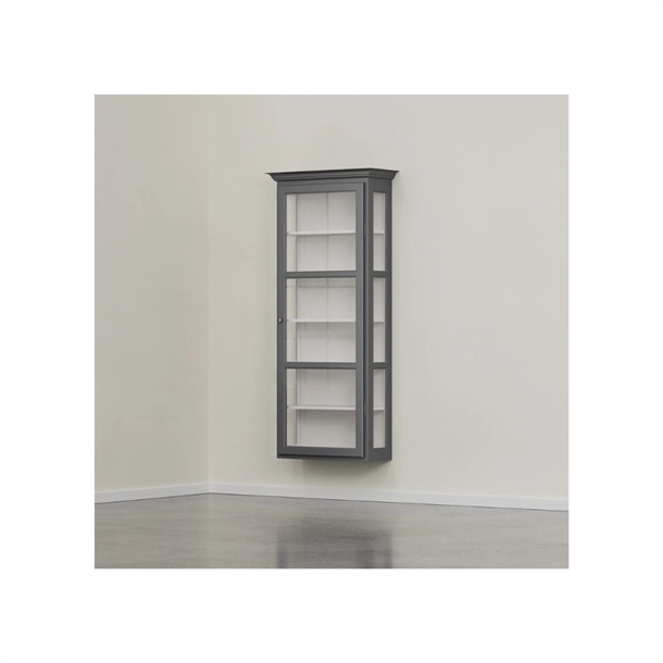 Lindebjerg Design - Vitrineskab V4 Classic / Antracit