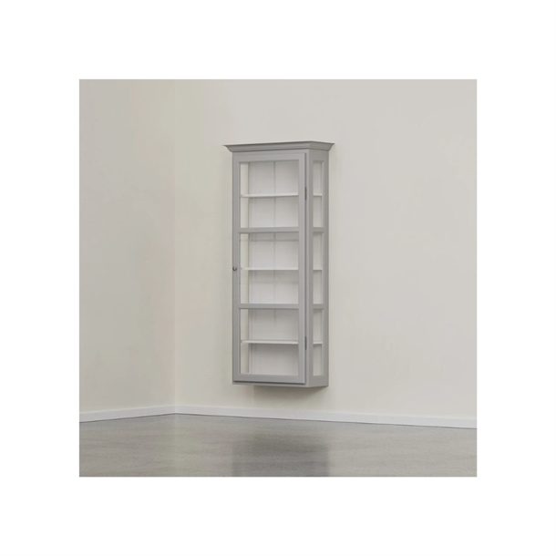 Lindebjerg Design - Vitrineskab V4 Classic / Grå