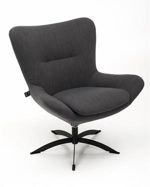 Lotus stol - Antracit grå - Stærk pris 