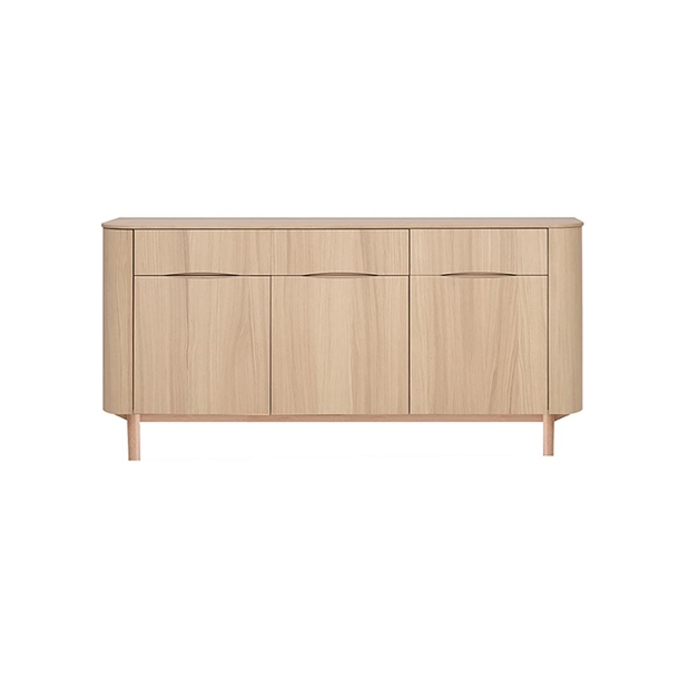 MALLI 196 SKÆNK - EGETRÆ FINÉR/MASSIV - MÅL: 192 X 92 X 46 CM. - FLERE VARIANTER