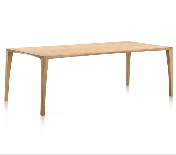 Snedkergaarden - Matz bordet rektangulært - Massiv eg hvidolie - 160x100 cm