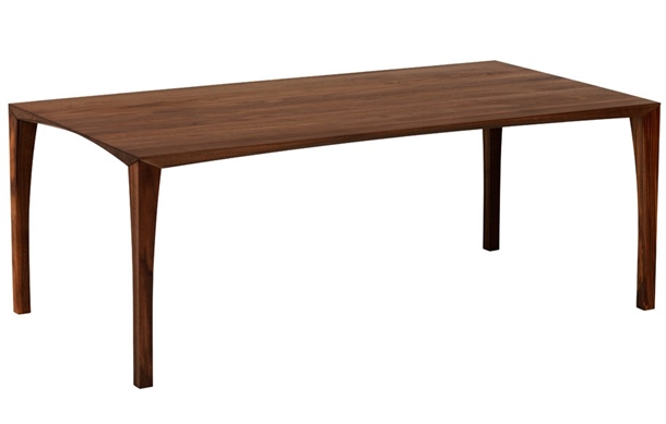 SNEDKERGAARDEN - MATZ SPISEBORD REKTANGULÆRT - MASSIV VALNØD OLIE - FLERE MÅL