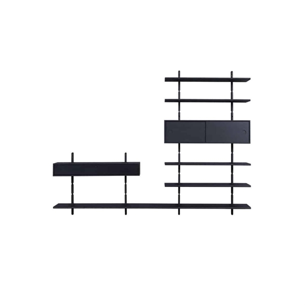 MOORE VANGEREOL - OPSTILLING 13 - MÅL: B220 X H168 X D25 CM. - FLERE VARIANTER