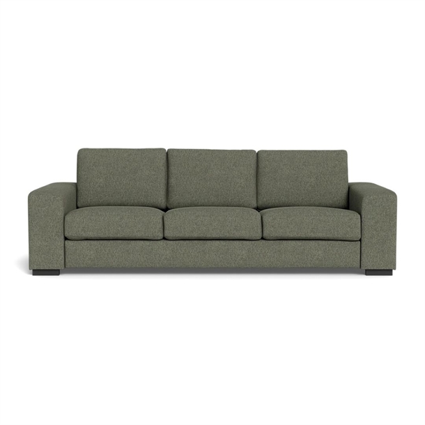 Malmø 3 pers. sofa - 243 x 96 cm. - Irma Stof 1614 turtel 