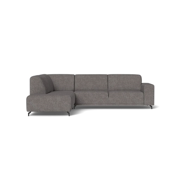 OHIO OPEN-END SOFA - 687 GREY STOF - MÅL: 281 X 227 CM. 