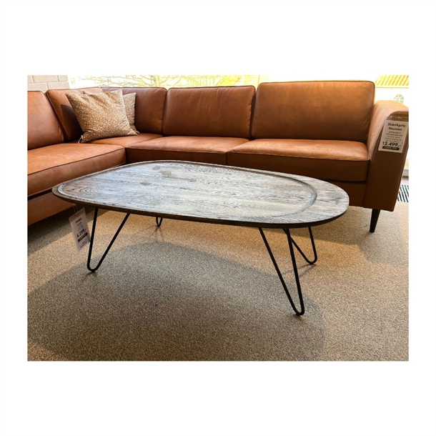 OUTLET - Fermo sofabord - Røget eg - Mål: 68 x 130 cm. H: 42 cm. 