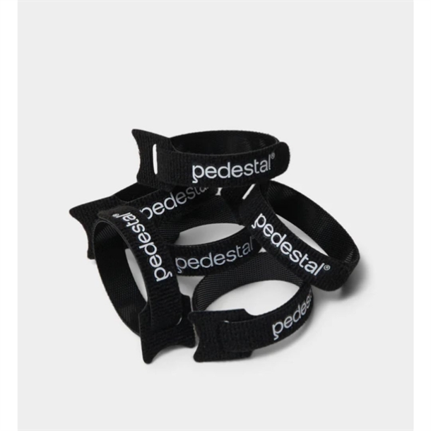 PEDESTAL - VELCRO CABLE TIES - BLACK - 6 STK. 