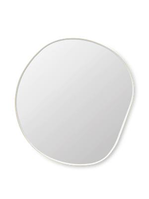 Ferm Living - Pond Mirror med messing kant - XL