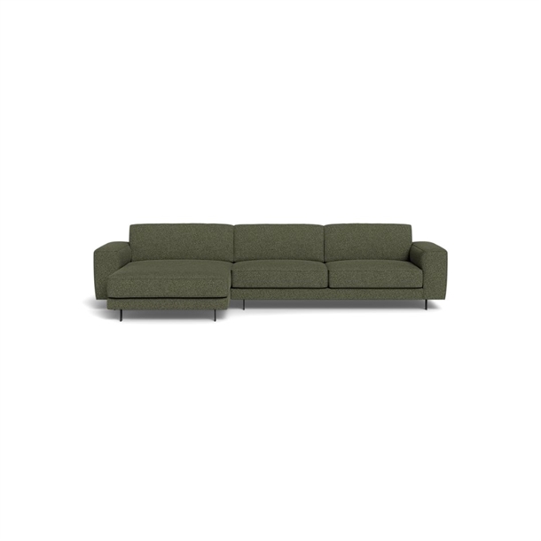FURNINOVA - SAMBA DAY STD. - CHAISELONG SOFA - STOF: MAKALU FOREST - MÅL: 163 X 314 CM. - VENSTREVENDT