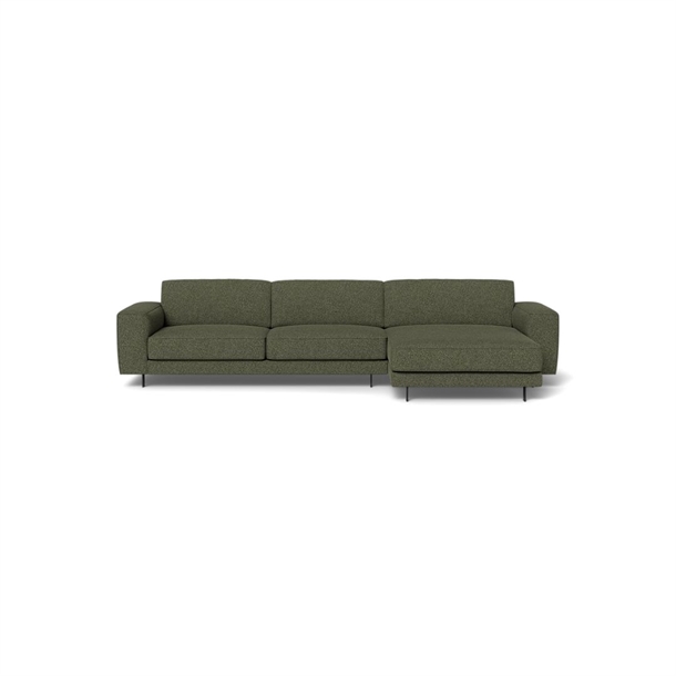 FURNINOVA - SAMBA DAY STD. - CHAISELONG SOFA - STOF: MAKALU FOREST - MÅL: 163 X 314 CM. - HØJREVENDT