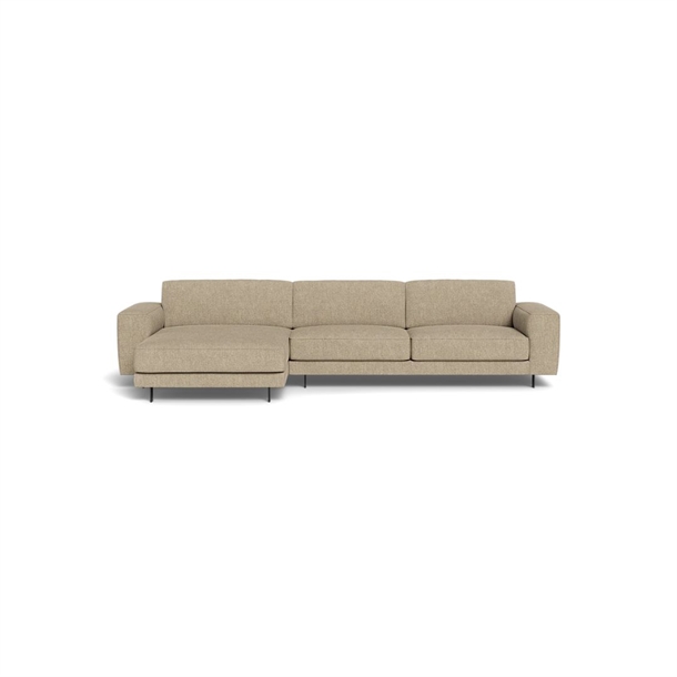 FURNINOVA - SAMBA DAY STD. - CHAISELONG SOFA - STOF: MAKALU TAUPE - MÅL: 163 X 314 CM. - VENSTREVENDT