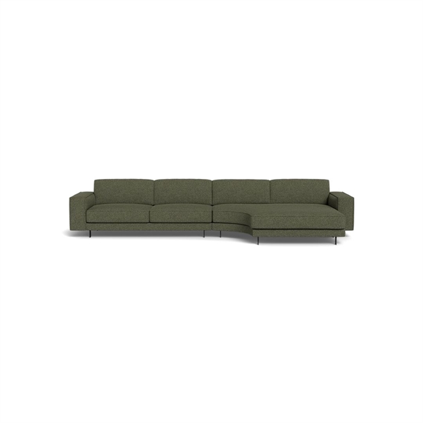 FURNINOVA - SAMBA DAY STD. - RUND CHAISELONG SOFA - MAKALU FOREST - MÅL: 163 X 374 CM.