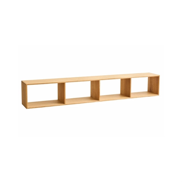 Silhuet - Reol Modul 18 - Flere Farver - Mål: 140 X 22 X 20 Cm. - Stærk Pris - Eg Naturolie