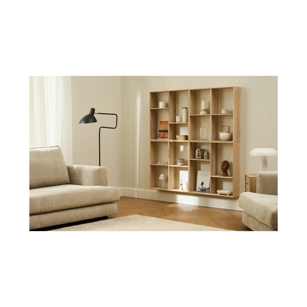 SILHUET - REOL MODUL 20 - FLERE FARVER - MÅL: 142 X 142 X 16 CM. - STÆRK PRIS