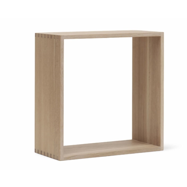 Silhuet - Reol Modul 1 - Flere Farver - Mål: 36 X 36 Cm. - Stærk Pris - Eg Hvidolie