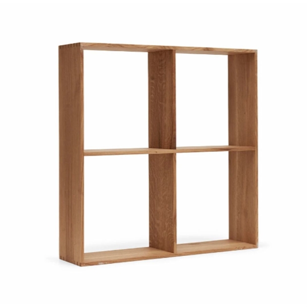 Silhuet - Reol Modul 5 - Flere Farver - Mål: 71 X 71 Cm. - Stærk Pris - Eg Naturolie