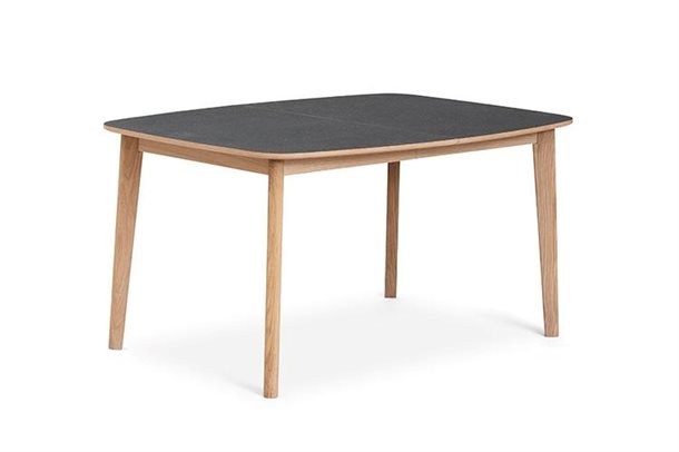 SKOVBY SM118 - Spisebord - Bordplade stengrå laminat Inkl. 1 x tillægsplade - Stærk pris