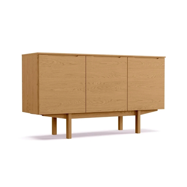 Skovby SM304 skænk - 3 låger - Mål: B146 x H80 D41 cm. - Eg naturolie