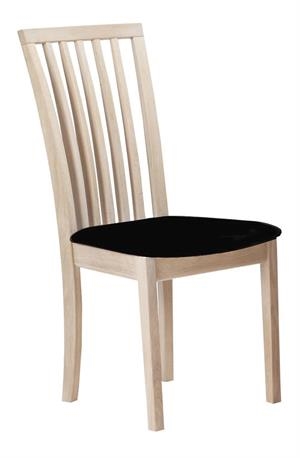 Skovby SM66 spisebordsstol - Eg hvidolie og sort læder  - Stærk pris
