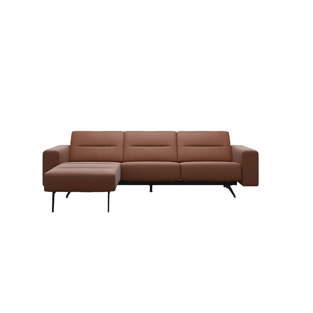 Stressless Stella sofa 2 pers.med chaiselong VF L272cm. - New Cognac Paloma læder 