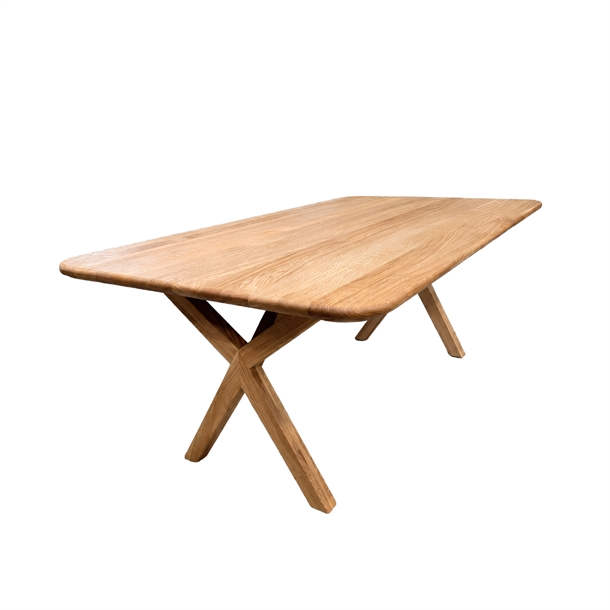 Tromsø sofabord - Massiv eg naturolie - Mål: 70 x 130 cm. H: 50 cm.