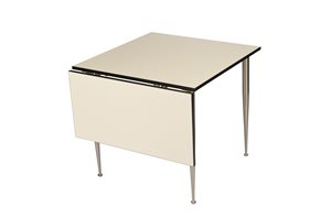 Spisebord - VK2 M/KLAP Hvid laminat 75x75 - Stærk pris 