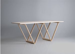 Klim Furniture W - coffee table i eg hvidolie