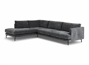 Ystad sofa med open end - Antracit 